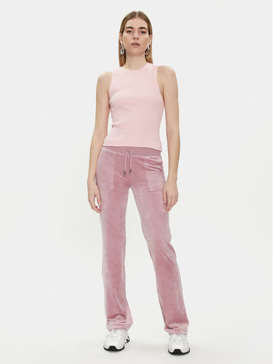 Juicy Couture Juicy Couture Топ Beckham JCBLV223811 Рожевий Slim Fit