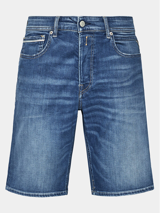 REPLAY Replay Pantaloni scurți de blugi M1072 .000.573 Albastru Regular Fit
