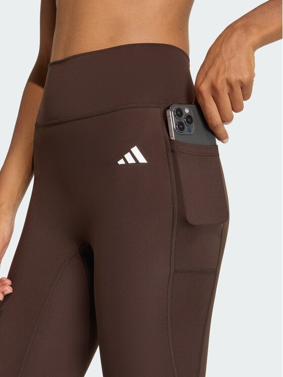 adidas adidas Legginsy 152479 Brązowy Fitted Fit