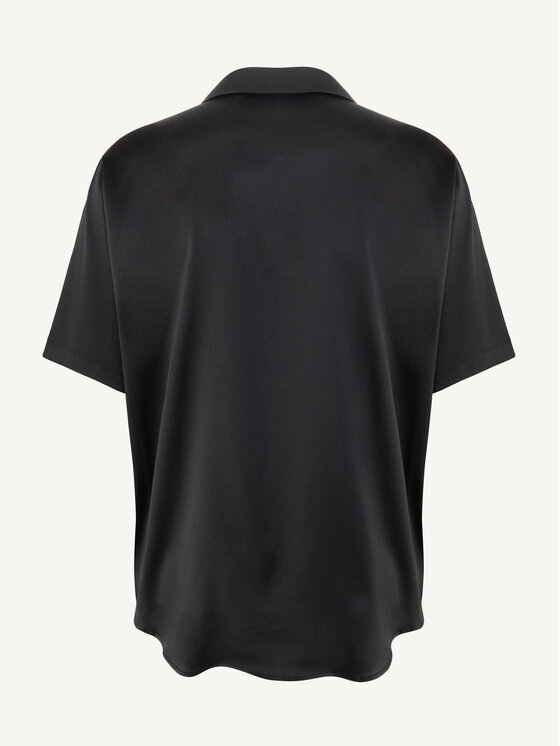 KMX Studio KMX Studio Bluzka 504840007 Czarny Straight Fit