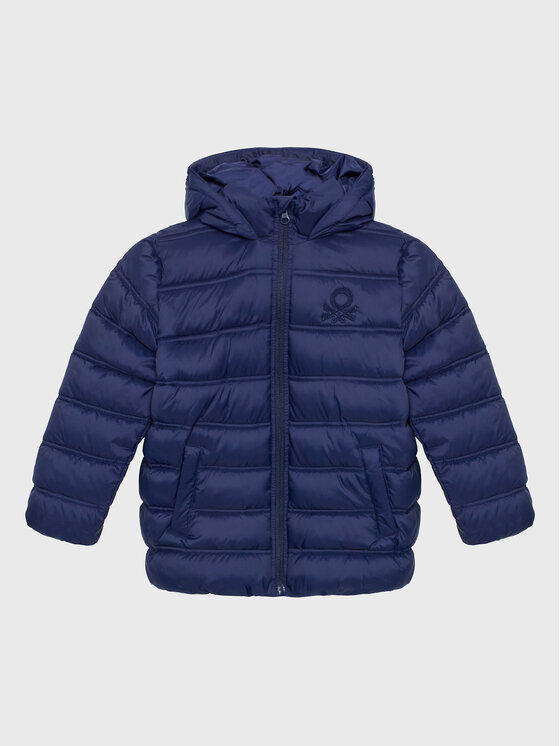 United Colors Of Benetton Giubbotto piumino 2WU0CN016 Blu scuro