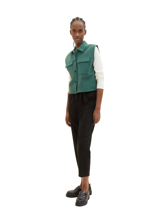 Tom Tailor Denim Tom Tailor Denim Hlače 1035436 Crna