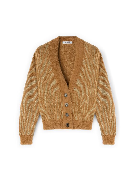 Motivi Motivi Cardigan M521W003623N0S2 Marrone Regular Fit