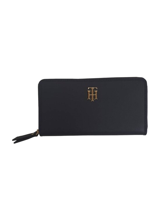 Tommy Hilfiger Tommy Hilfiger Mały Portfel Damski TH Chic Large Granatowy