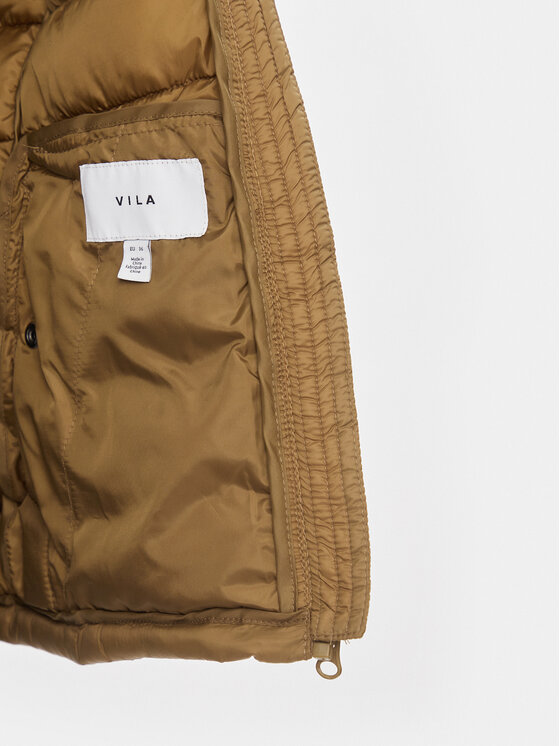 Vila Vila Prsluk Minsk 14076410 Smeđa Regular Fit