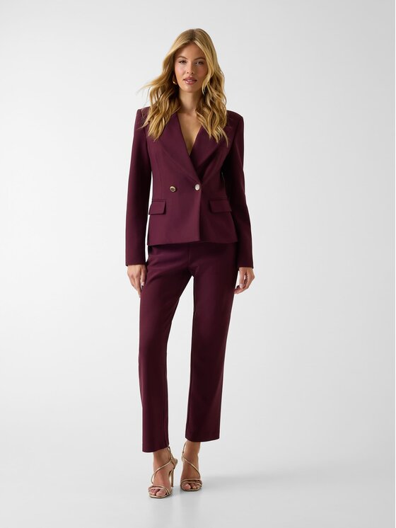 Marciano Guess Marciano Guess Spodnie materiałowe 180529 Bordowy Slim Fit