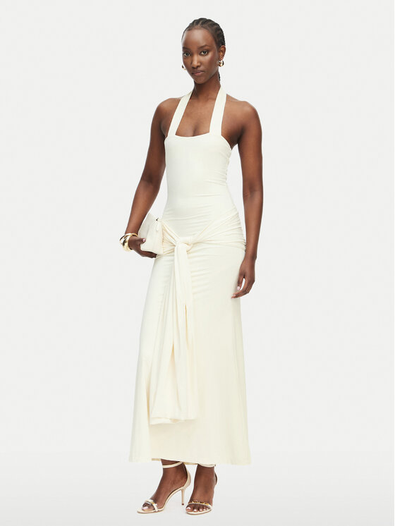 Bardot Bardot Õhtune kleit Emilia 60386DB Kreemjas Slim Fit