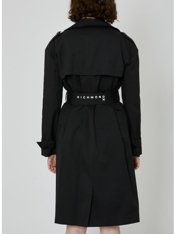 John Richmond John Richmond Cappotto Cappotto da donna John Richmond Nero Regular Fit