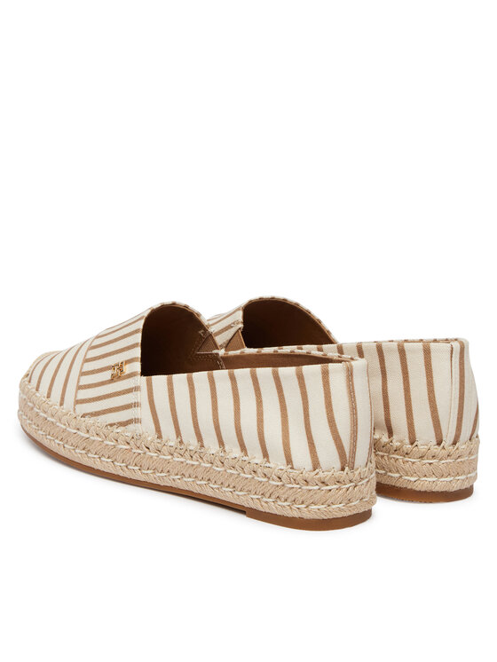 Tommy Hilfiger Tommy Hilfiger Espadrilles Th Platform Espadrille Stripes FW0FW09143 Bēšs