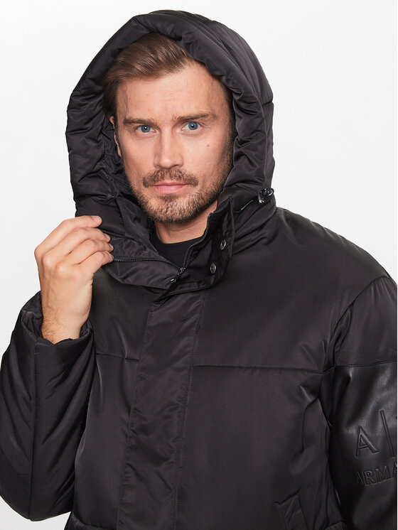Armani Exchange Armani Exchange Зимова куртка 6RZB13 ZNJ7Z 1200 Чорний Relaxed Fit
