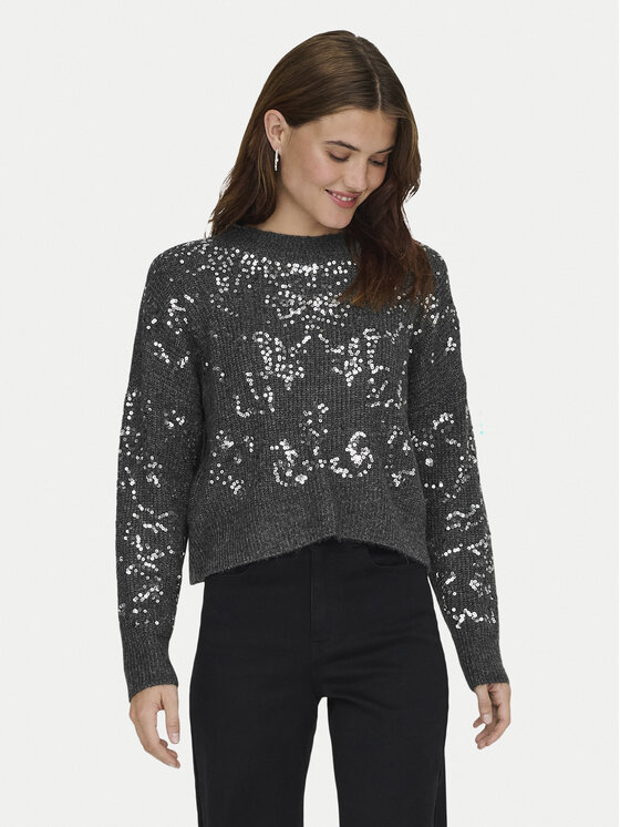 ONLY ONLY Pullover Alta 15353230 Grau Regular Fit