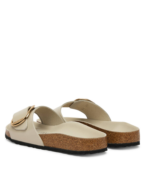 Birkenstock Birkenstock Natikači Madrid Big Buckle Hex 1031823 Écru