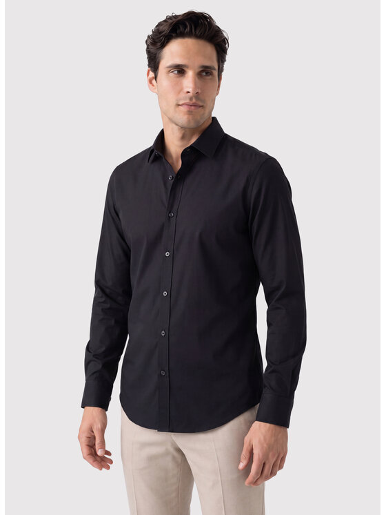 Pako Lorente Pako Lorente Koszula P26WF-1X-002 Czarny Slim Fit