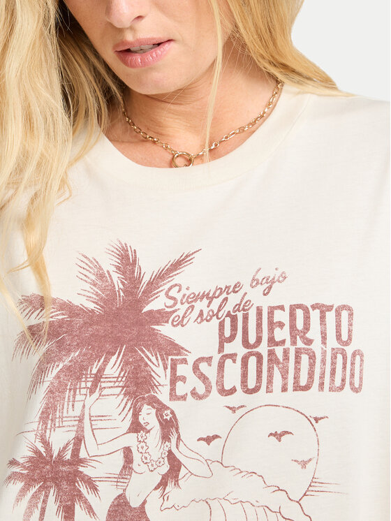 Billabong Billabong Тишърт Oriana EBJZT00474 Бежов Regular Fit