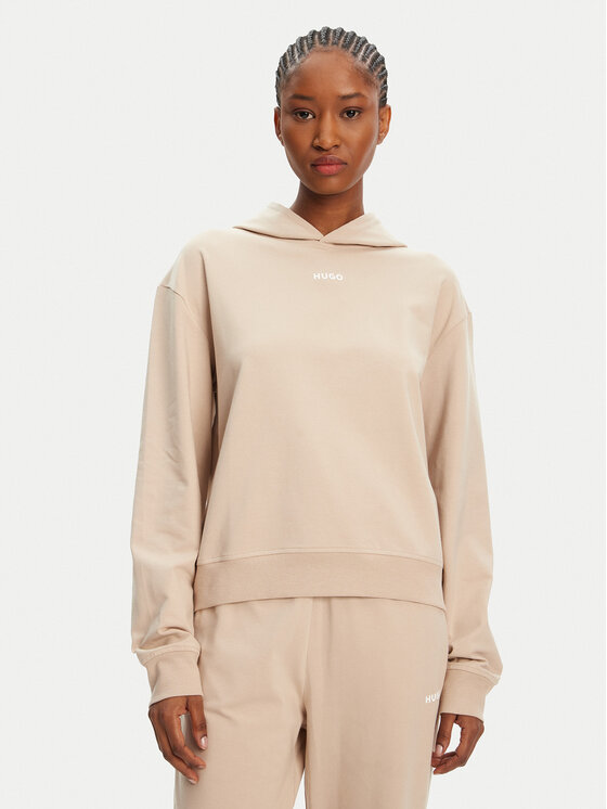 HUGO HUGO Світшот 50490594 Бежевий Regular Fit