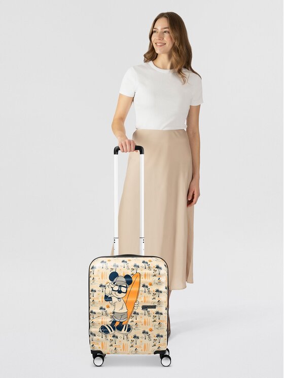 American Tourister American Tourister Walizka kabinowa 310748 Beżowy