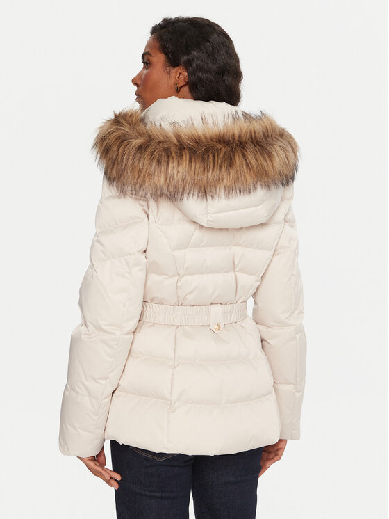 Guess Guess Pehelykabát W5BL31 W2802 Ekru Regular Fit
