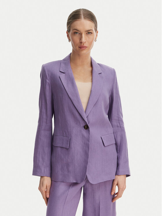 Marella Marella Švarkas Emme by Marella Vincita 2615041012 Violetinė Regular Fit