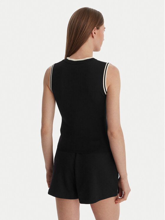 Guess Guess Топ V6GR02 Z0723 Чорний Regular Fit