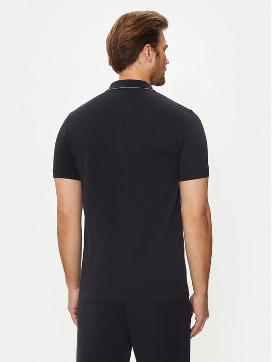BOSS Boss Polo Paule 4 50506195 Granatowy Slim Fit