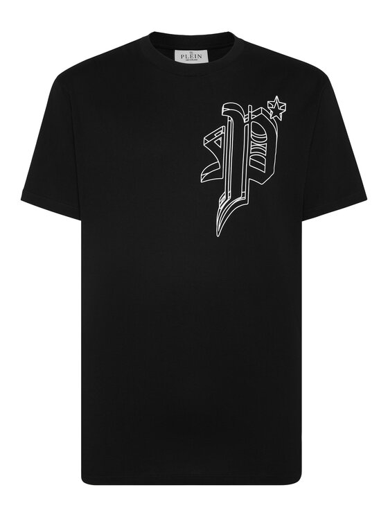 PHILIPP PLEIN PHILIPP PLEIN T-Shirt 9939 Czarny Regular Fit