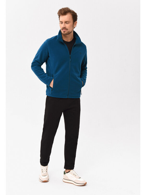 Volcano Volcano T-Shirt F-LIVINGO Niebieski Regular Fit