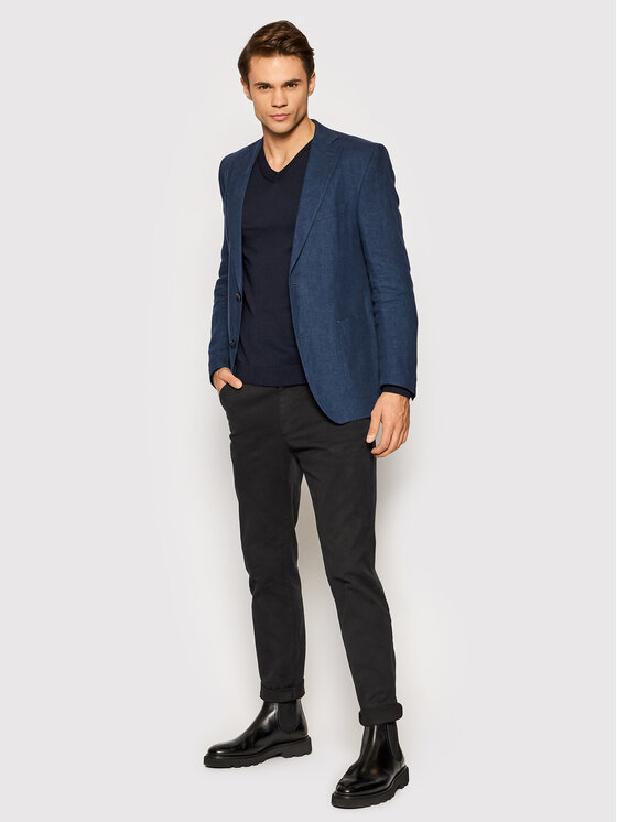 Maglione Melba-P 50378576 Blu scuro Slim Fit