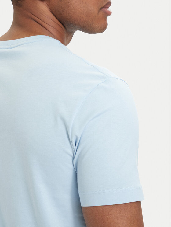 Gant Gant T-Shirt Shield  2003184 Ανοιχτό μπλε Regular Fit