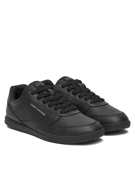 Tommy Hilfiger Tommy Hilfiger Sneakersy Lopro Cup Leather FM0FM05677 Čierna
