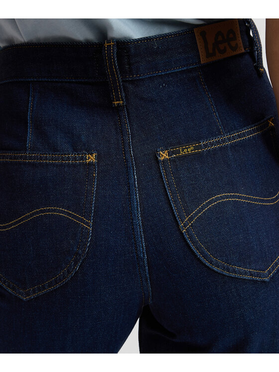 Lee Lee Jeansy Stella Granatowy Relaxed Fit