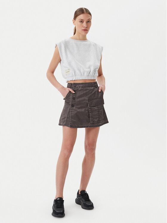 Alpha Industries Alpha Industries Miniszoknya Vintage 156052 Szürke Regular Fit