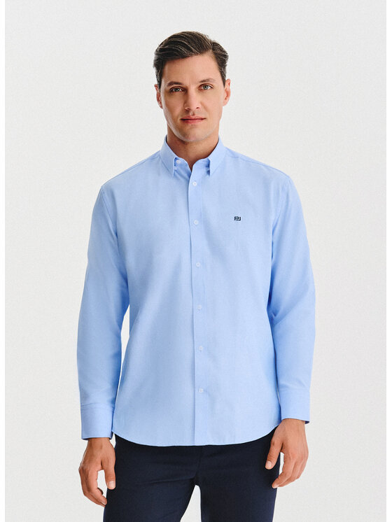 Pako Lorente Pako Lorente Koszula P25WF-1X-029 Niebieski Regular Fit