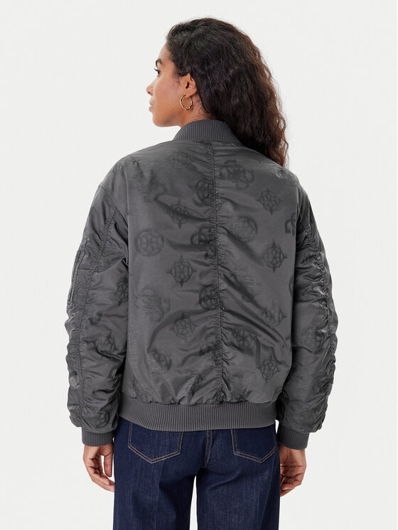 Guess Guess Bomber jakna W5YL08 WHDK2 Siva Regular Fit