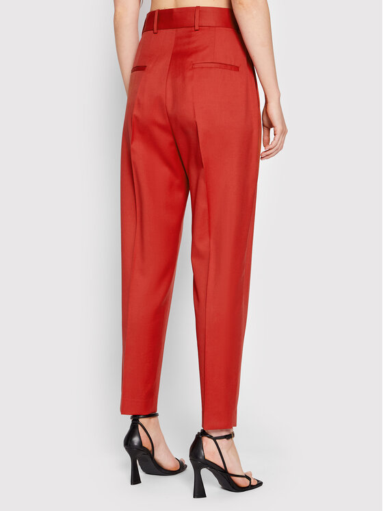 Fabiana Filippi Fabiana Filippi Chino nohavice PAD272W355 Červená Regular Fit