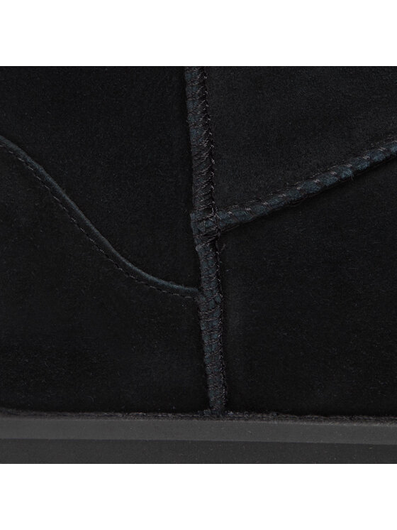 Ugg Ugg Μπότες Χιονιού W Classic Mini Logo Zip 1122671 Μαύρο