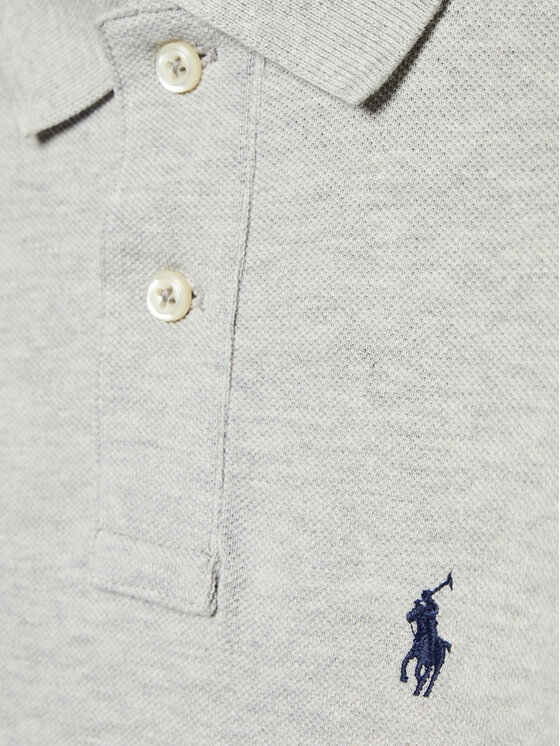 Polo Ralph Lauren Polo Ralph Lauren Polo marškinėliai 323708858014 Pilka Slim Fit