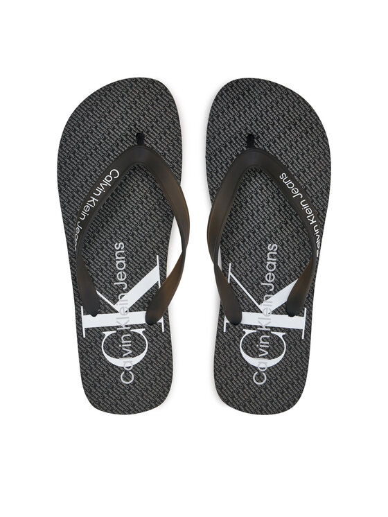 Flip flop Calvin Klein Jeans Beach Sandal Glossy YM0YM00952 Negru