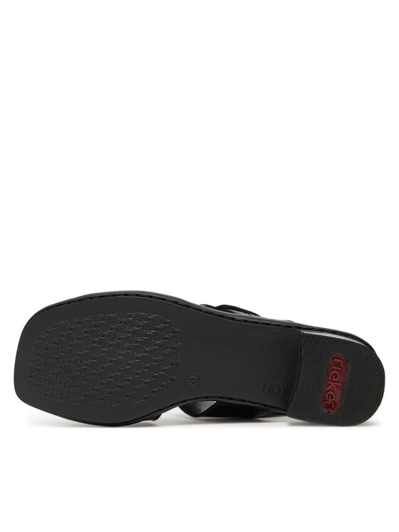Rieker Rieker Sandały 62663-01 Czarny