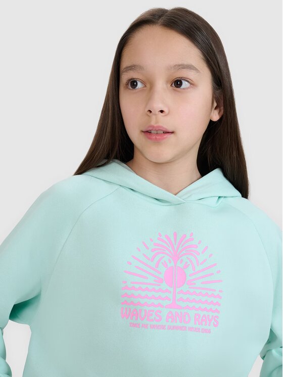 4F 4F Felpa 4FJRSS25TSWSF2252-47S Verde Oversize