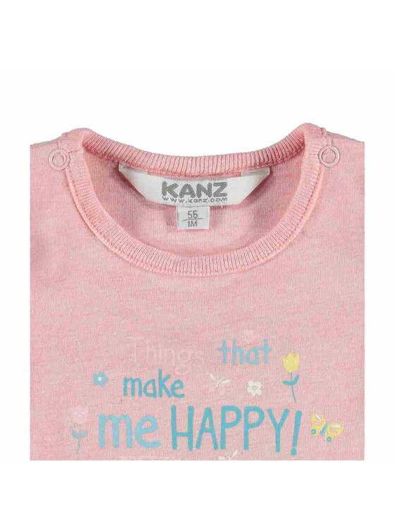 Kanz Kanz T-Shirt 1712013-2096 Różowy Basic Fit