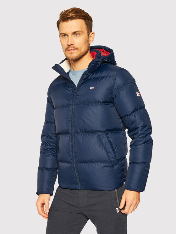 Tommy Jeans Pūkinė striukė Essential DM0DM08762 Tamsiai mėlyna Regular Fit  • Modivo.lt