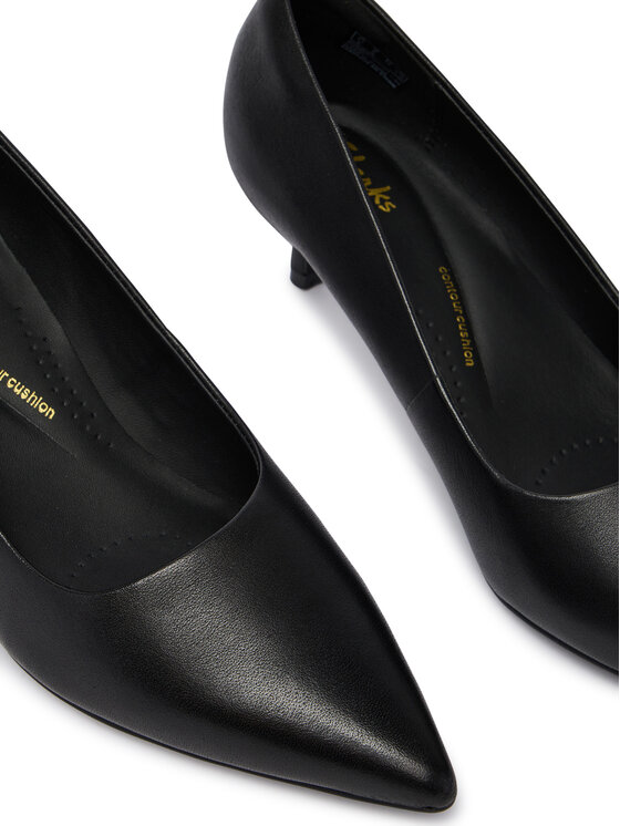 Clarks Clarks Czółenka Zarey Court 26183156 Czarny