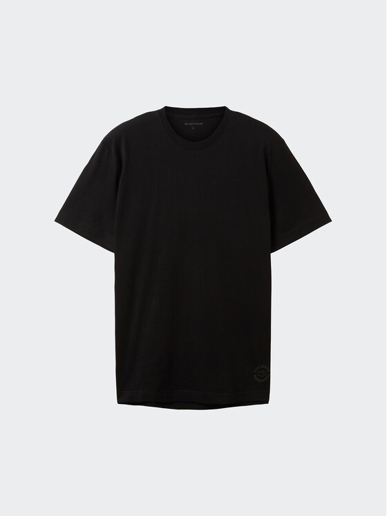 Tom Tailor Tom Tailor 2 marškinėlių komplektas 1037741 Juoda Regular Fit