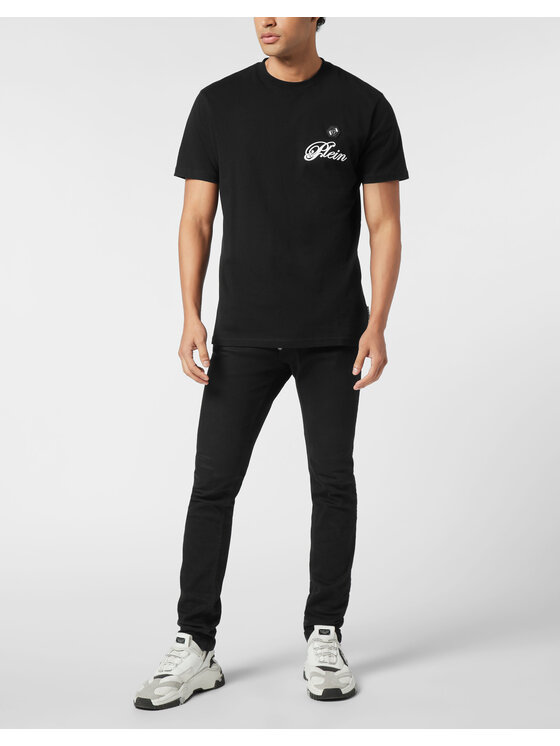 PHILIPP PLEIN PHILIPP PLEIN T-Shirt 26151 Czarny Regular Fit
