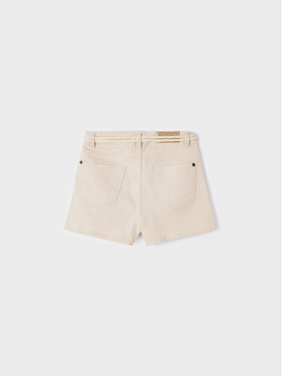 Pantaloncini di tessuto 234 Beige Regular Fit