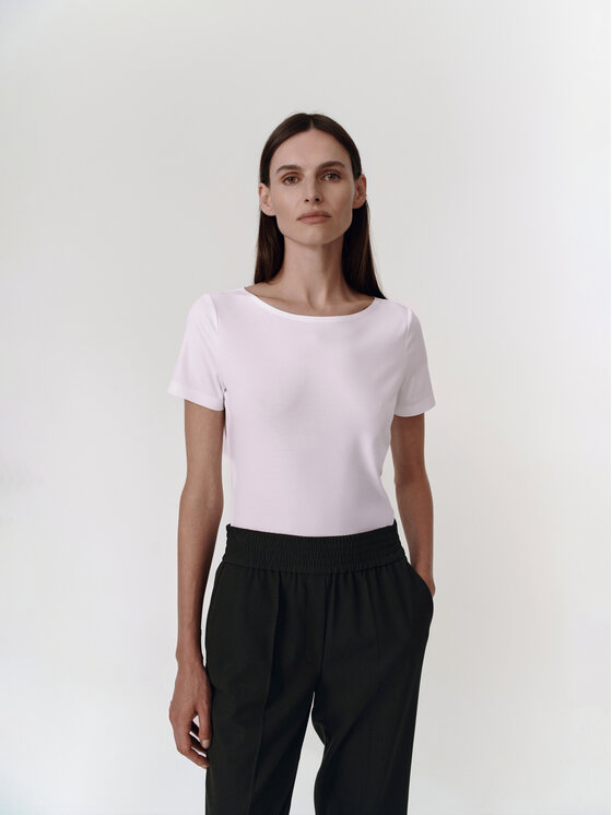 TATUUM TATUUM Bluzka MIKAJA Biały Classic Fit