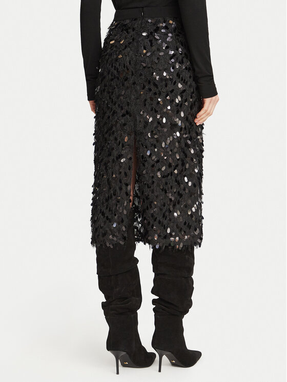 Marella Marella Midi sukňa 2623106062200 Čierna Regular Fit