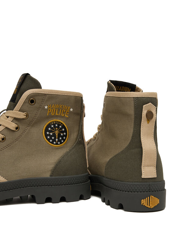 Palladium Palladium Turistická obuv Pampa Hawkins Police 04624-308-M Zelená