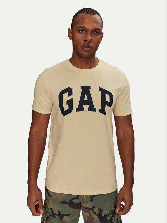 Gap Gap Тишърт 856659-26 Жълт Regular Fit