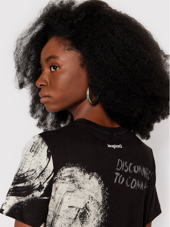 T-shirt DISNEY Mickey 21WWTKB3 Nero Regular Fit